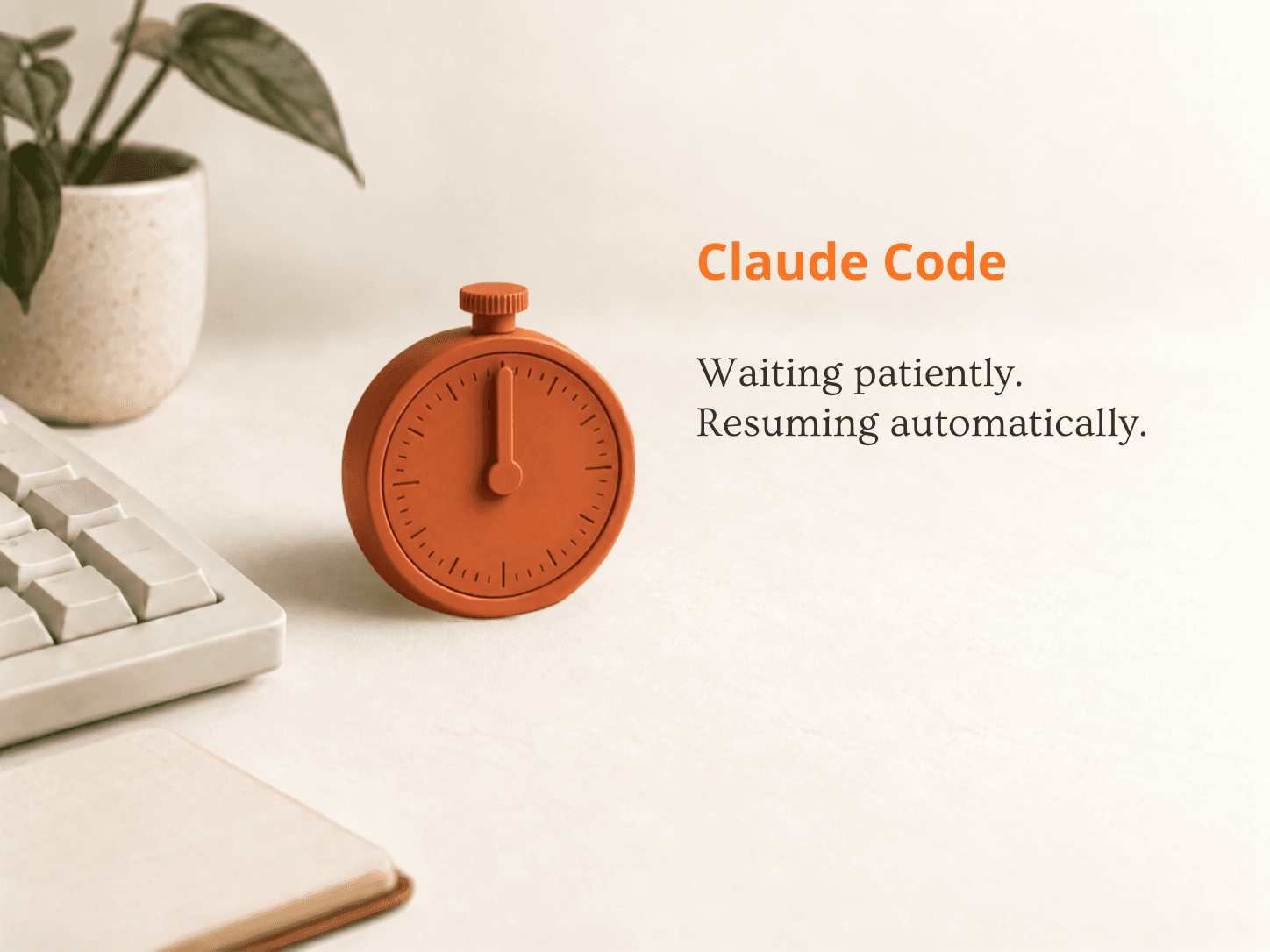 Claude Code đã biết tự chờ hết limit rồi làm tiếp